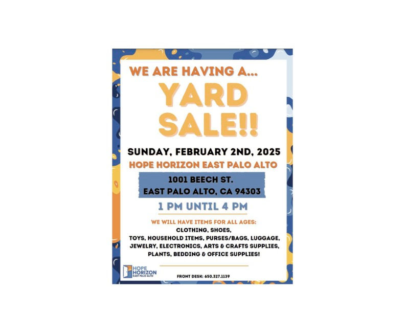 Hope Horizon - Yard Sale!