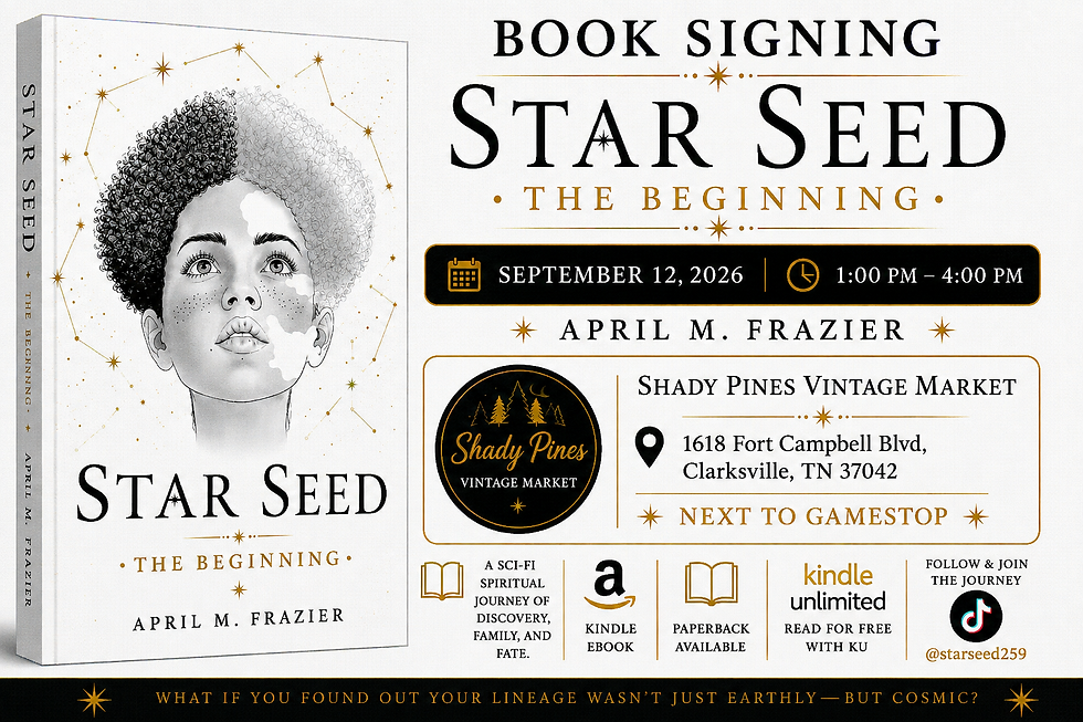 STAR SEED: The Beginning - Book Signing