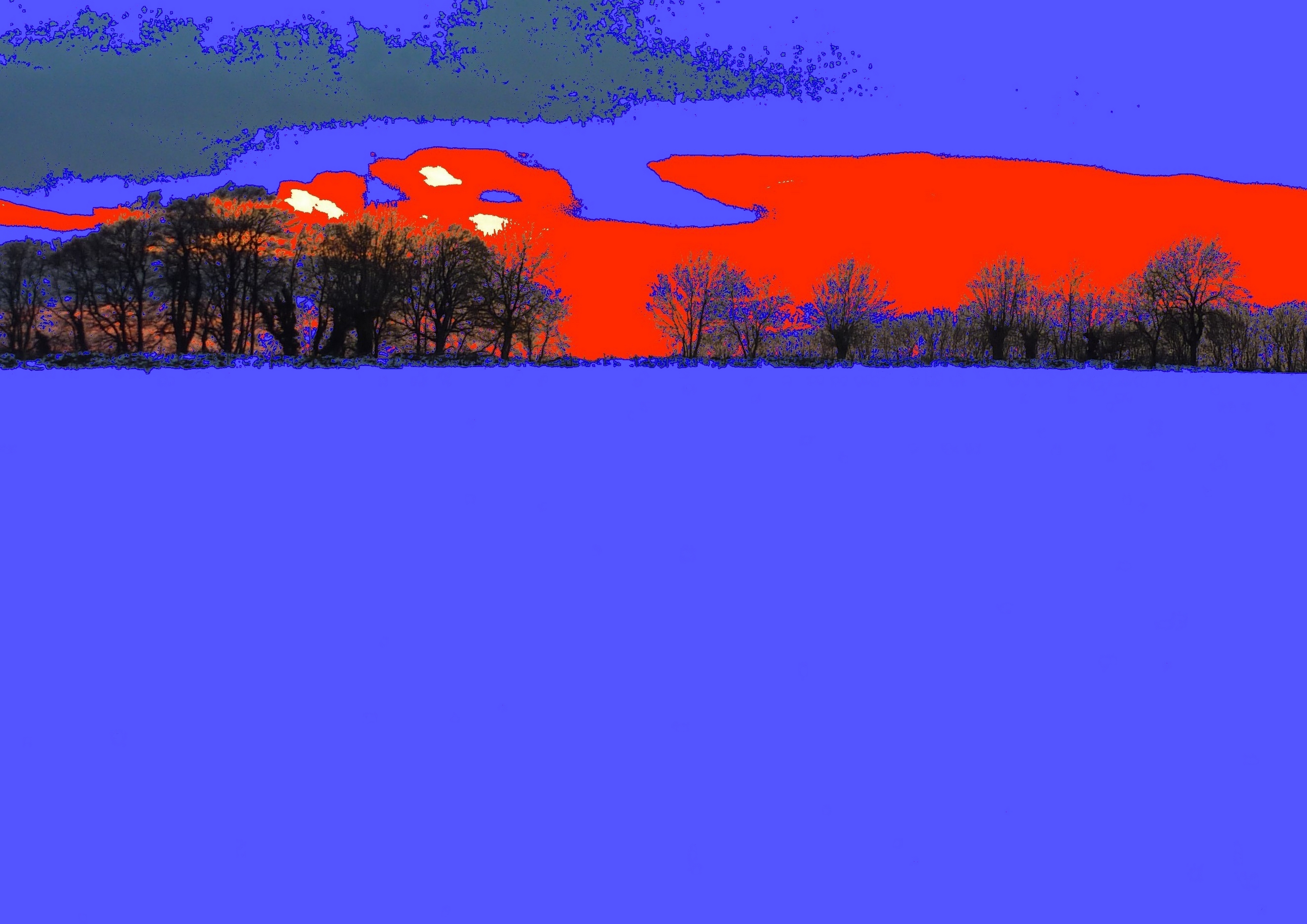 Warm Sky Cold Ground