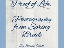 Proof of Life - Photography from Spring Break
