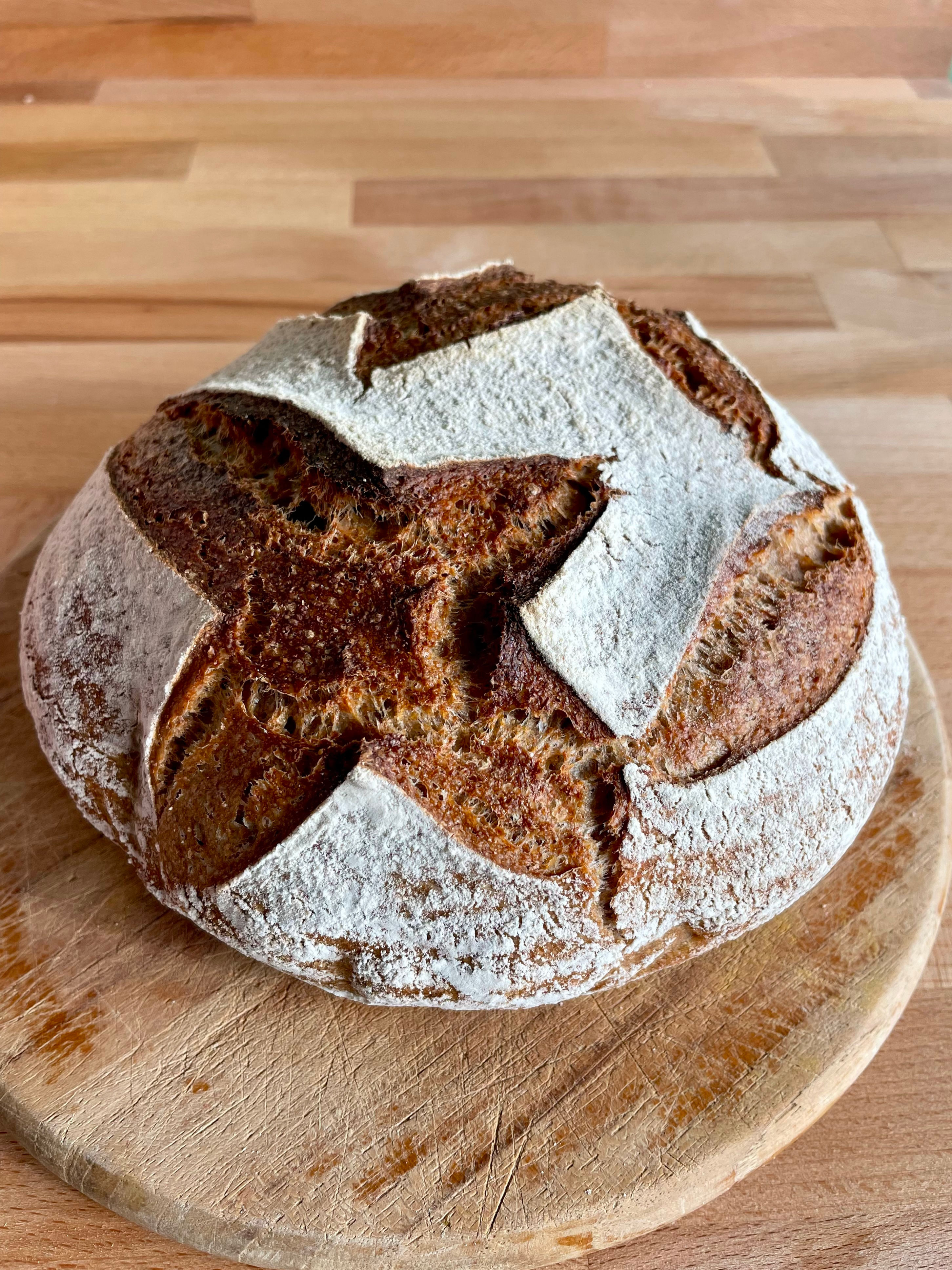 ABONNEMENT 4 weken, wekelijks 1x Biologisch volkoren desembrood (WOE)