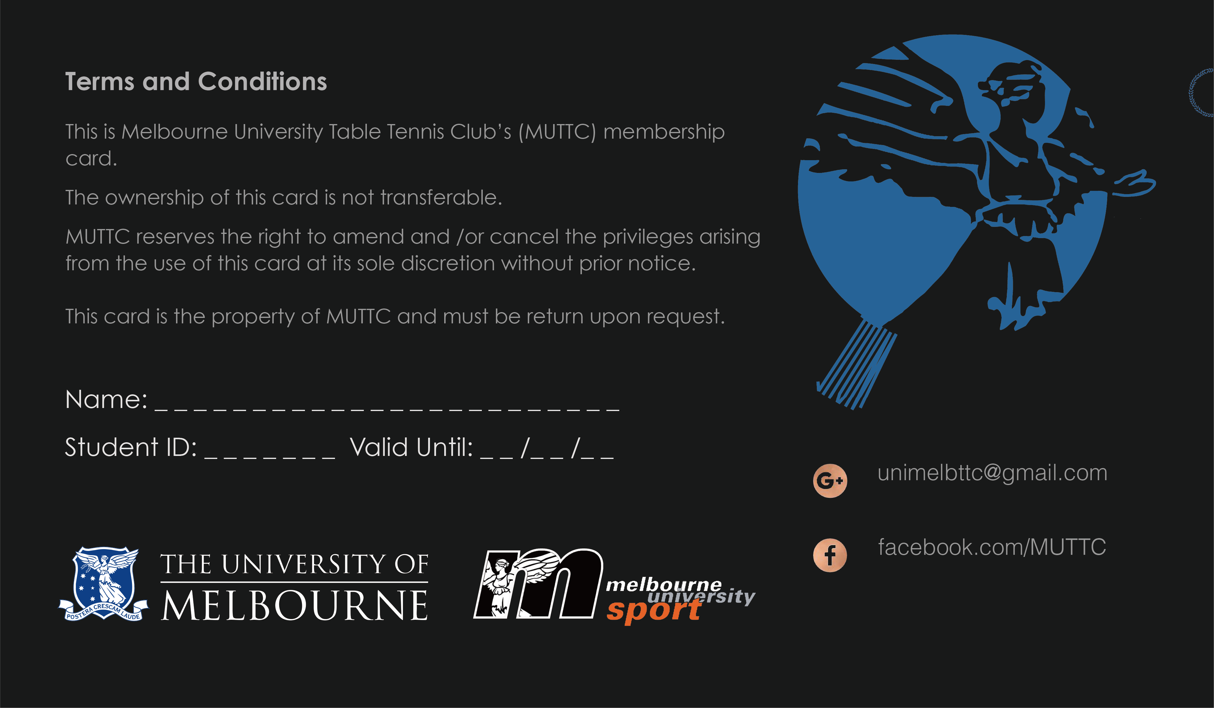 UniMelb Students | Half-year Membership Card