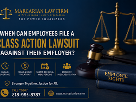 When Can Employees File a Class Action Lawsuit Against Their Employer?