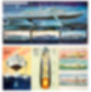 Concept art: The atomic yacht hydrofoil (and possible inspiration for the yacht in The Incredibles 2), 1959, original media unknown