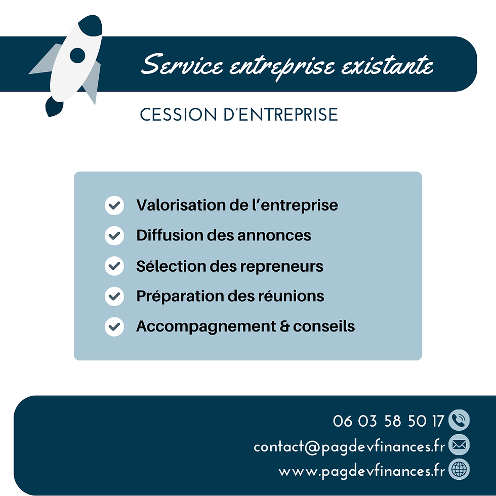 Vous envisagez de céder votre entreprise ?💼