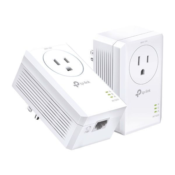 TP-Link AV1000 Gigabit Passthrough Powerline Starter Kit (TL-PA7017P KIT)