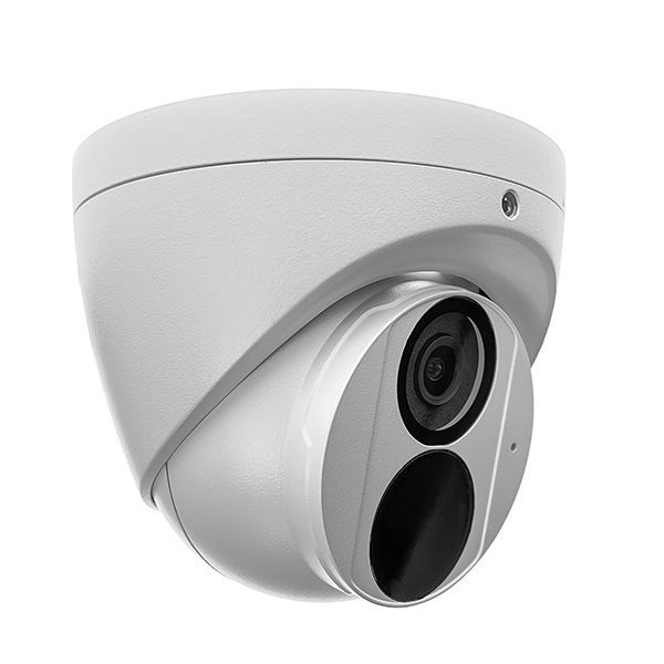 Miniatura: White security camera close up view, UNV 4MP Wide Angle Weatherproof 24/7 ColorHunter Bullet IP Security Camera.
