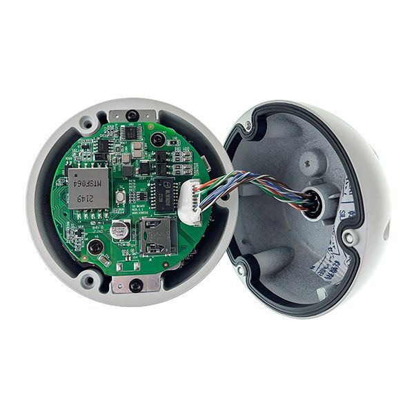 Thumbnail: Open UNV 4MP Wide Angle Weatherproof 24/7 ColorHunter Bullet IP Security Camera with circuit board