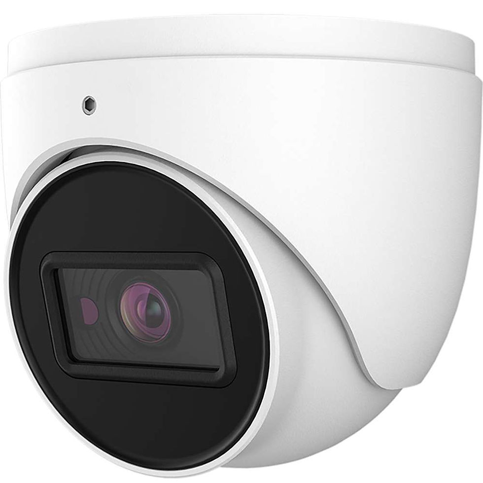 8MP white dome security camera with IR night vision and HD surveillance video – Pono Surveillance.