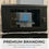 Miniatura: 19" Wall Mounted 6U Server Rack W/ Hinged Front Glass Door