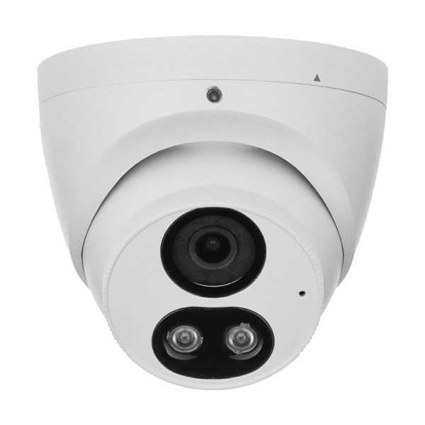 Thumbnail: White dome security camera, VIVOTEK FD9369-F2 2MP NDAA and TAA Compliant Weatherproof IP Security Camera.