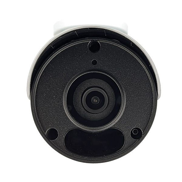 Miniatura: Security camera lens. 4MP WiFi floodlight camera captures clear video views.