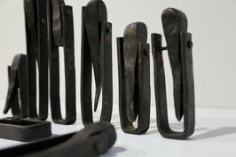 Set of Black Smithing Sculptures