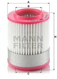 HAVA FILTRESI A8 04>10 QUATTRO 3.0TDI ASB BNG MANN FİLTRE C1652/1