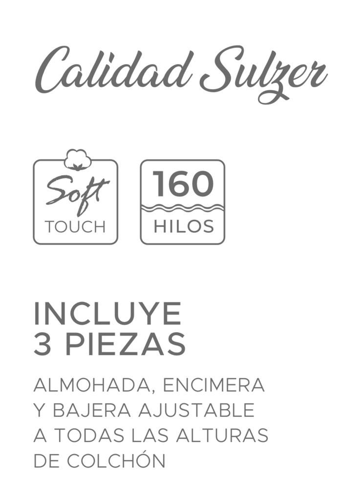 Thumbnail: Juego de sábanas Aurora beig V&L