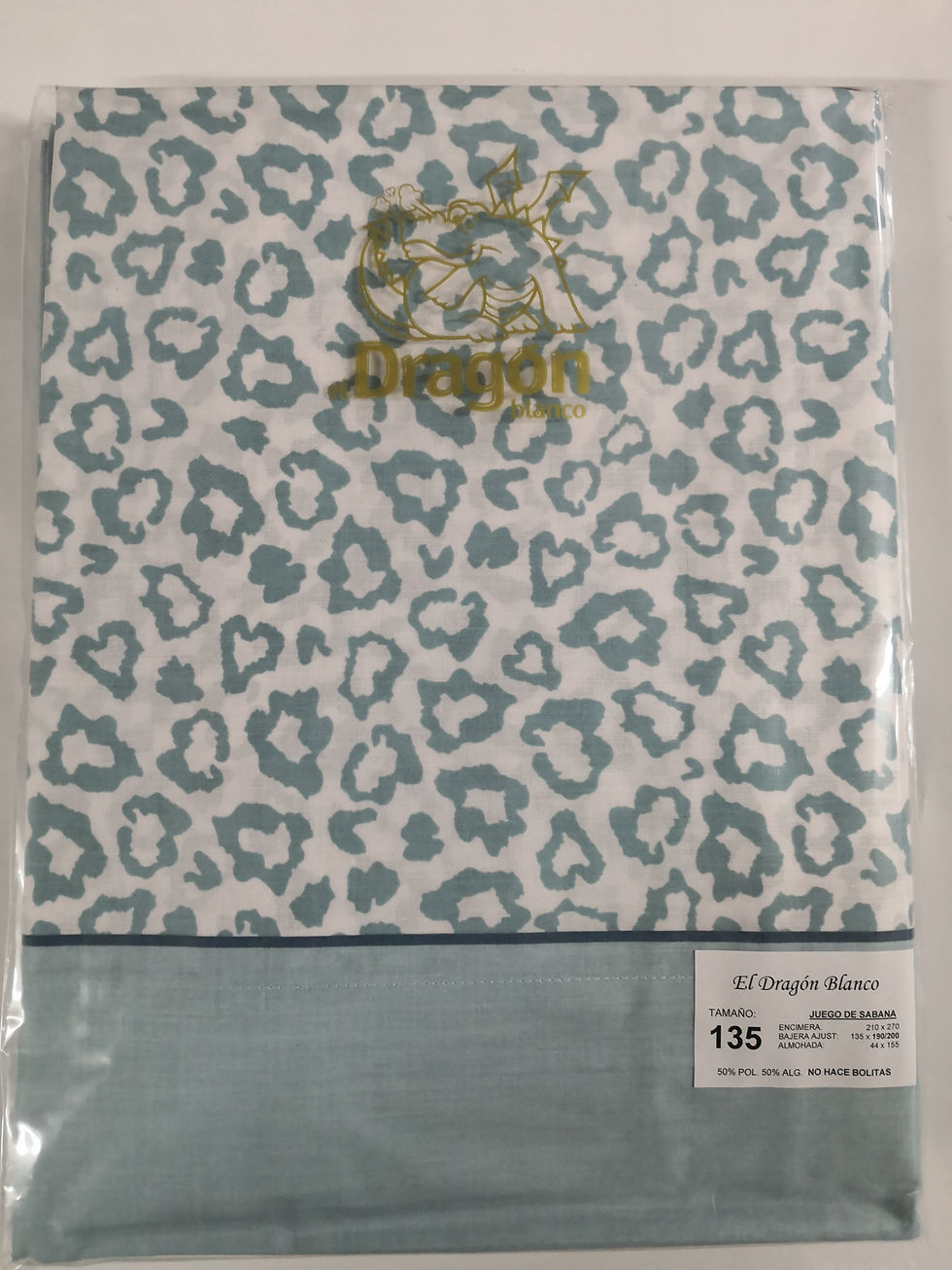 Thumbnail:  Juego de sábanas D.Blanco Africa Aqua