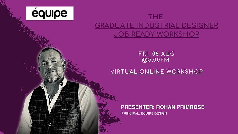 équipe academy - Graduate Industrial Designer Job Ready Workshop