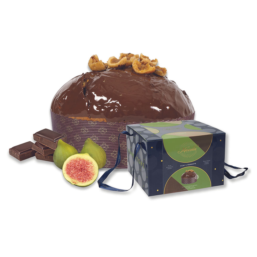 Panettone Artigianale Fichi Bianchi del Cilento e Fondente