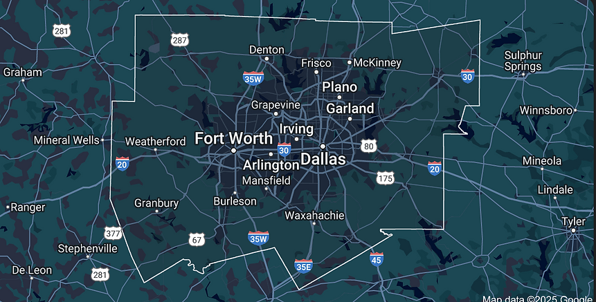 Dallas map