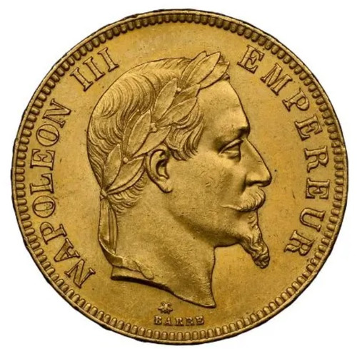 1869年ナポレオン3世100フランAパリミント【MS63】 | 【アンティーク