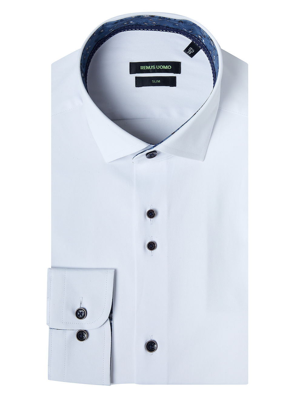 Thumbnail: Remus Uomo Slim Fit Easy Iron Shirt