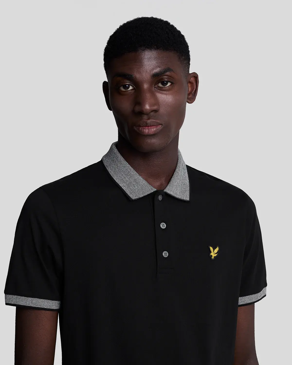 Lyle&Scott Branded Tipped Polo