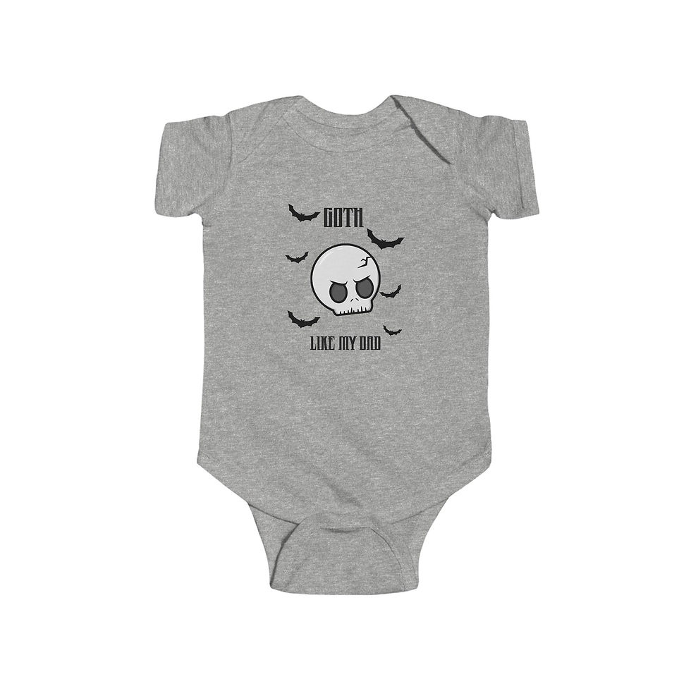 Thumbnail: Goth Like My Dad Infant Bodysuit