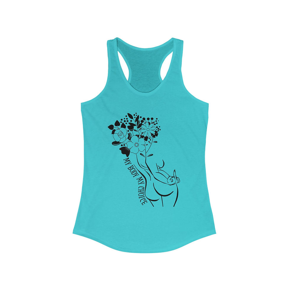 Thumbnail: My Body My Choice Racerback Tank 