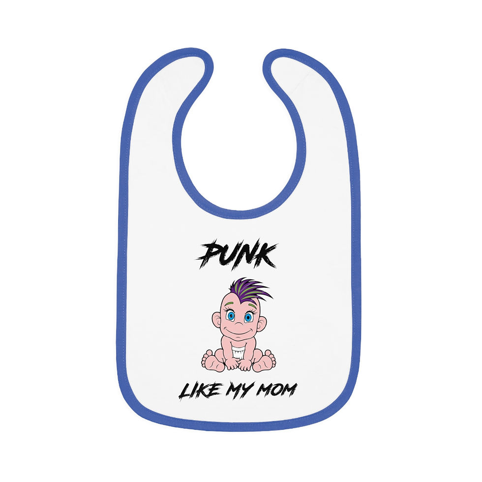 Thumbnail: Punk Like Mom Baby Bib