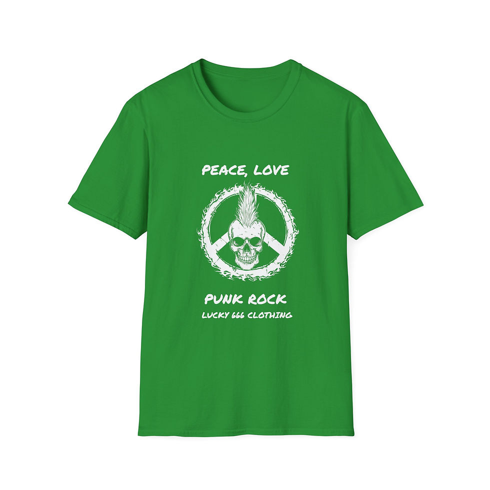 Thumbnail: Peace Love & Punk Rock T-Shirt  