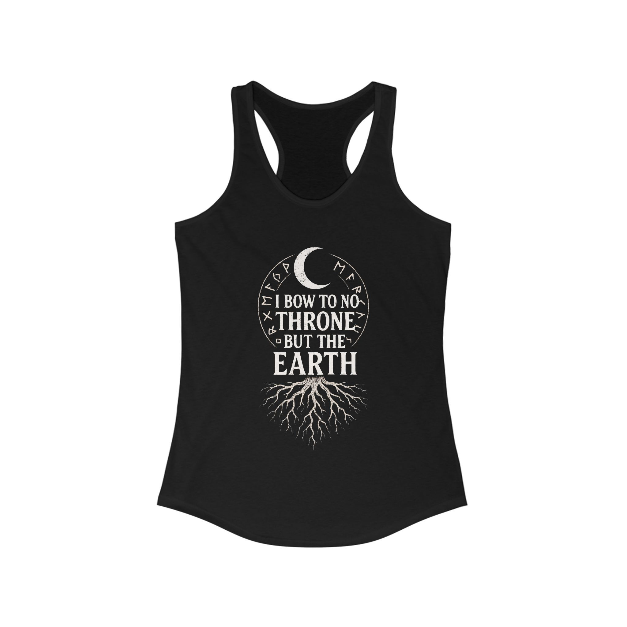 I Bow To No Throne Racerback Tank 