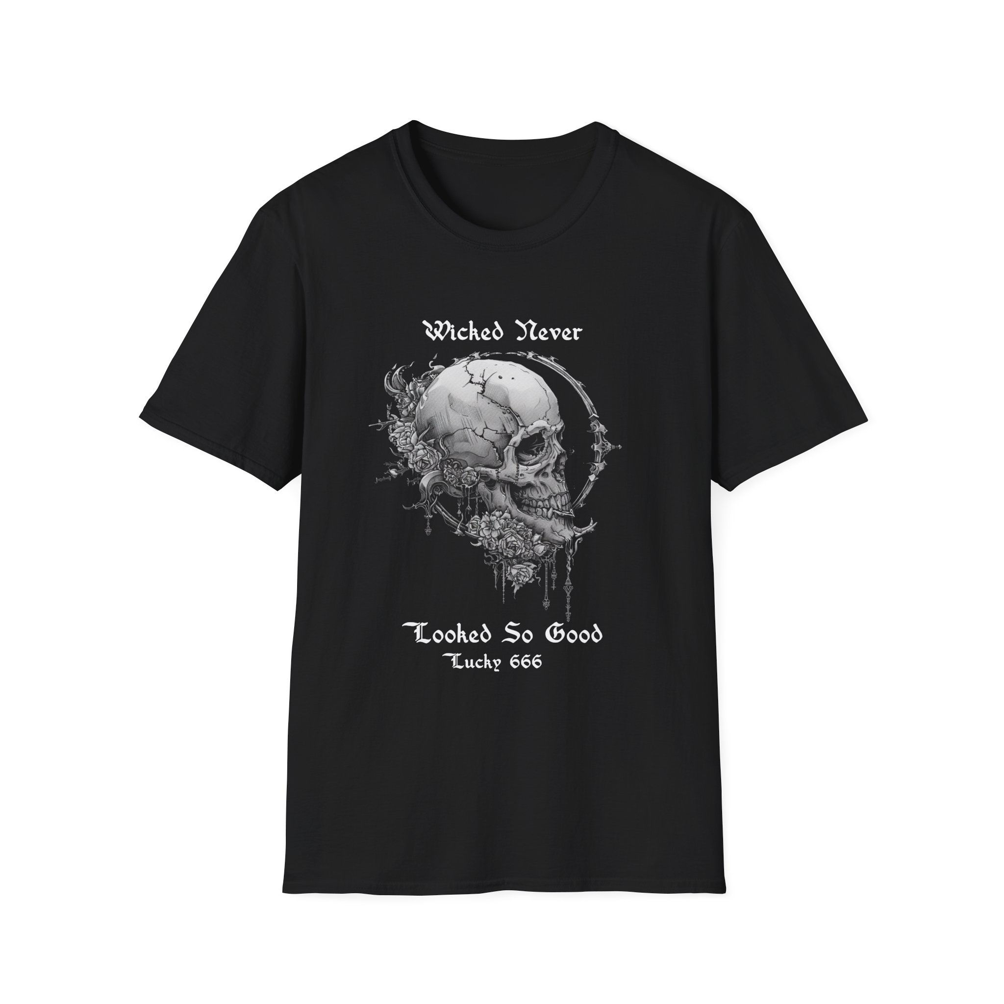 Wicked Never Looked So Good | Skull T-Shirt | Gothic