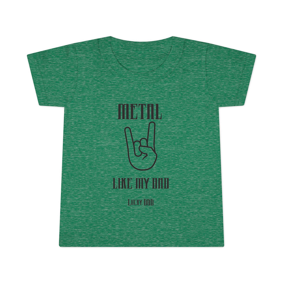 Thumbnail: Metal Like My Dad Toddler T-Shirt 