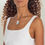 Thumbnail: Oval Pentagram Pendant and Necklace - White