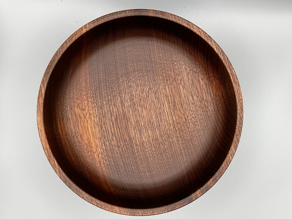 Thumbnail: Straight sided Black Walnut Fruit Bowl