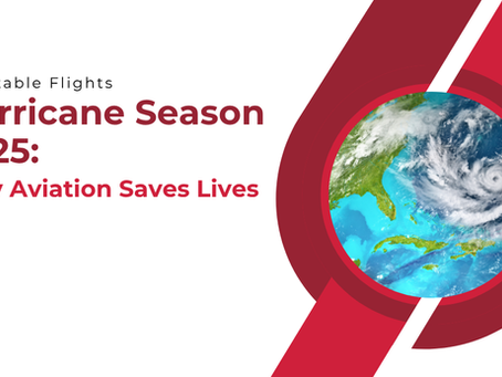 Hurricane Season 2025: Why Aviation Saves Lives. Our aviation charity is built to mobilize quickly. We work with pilots, aircraft owners, and emergency responders to deliver aid where it's needed most. But readiness requires resources - fuel, maintenance, supplies, and coordination.