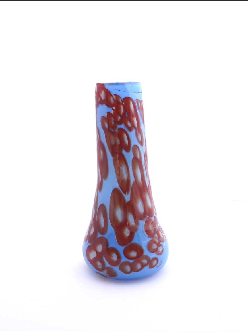 Speckled Blue Vase