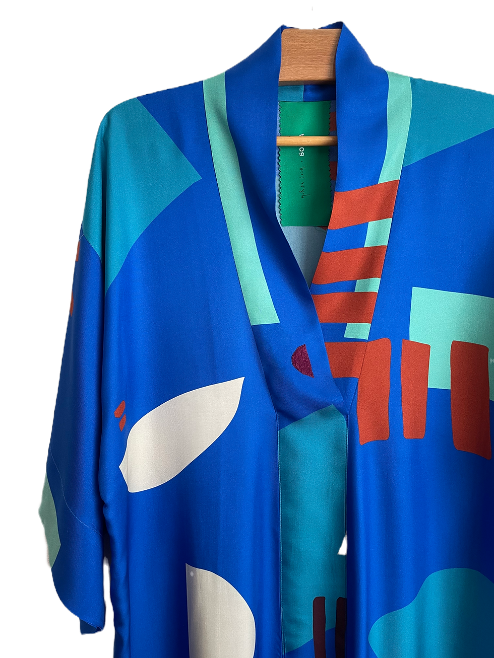 Miniatura: Vestido kimono seda (+BORDA)
