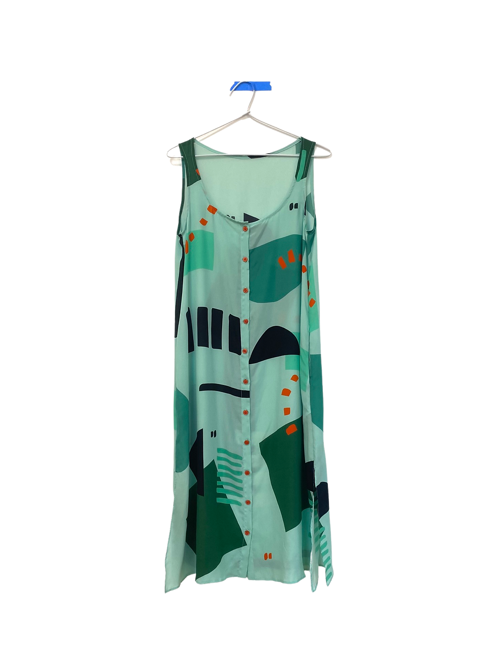 Miniatura: Vestido midi seda