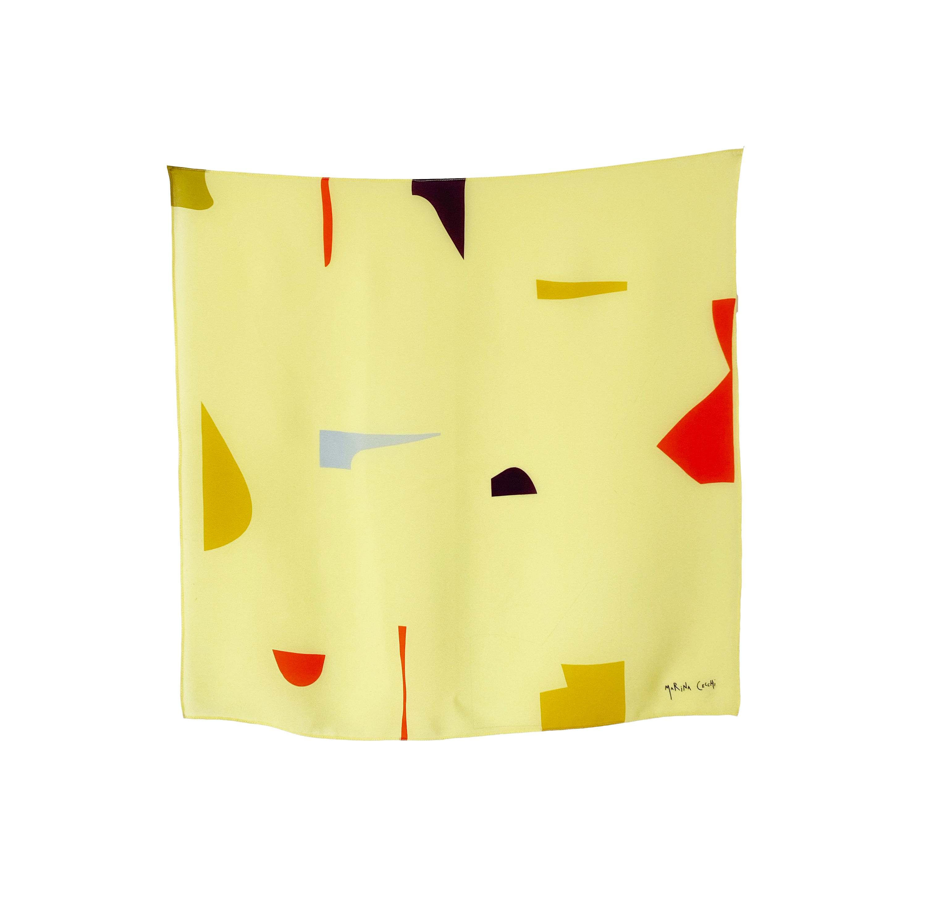 Lenço Amarelo 50x50