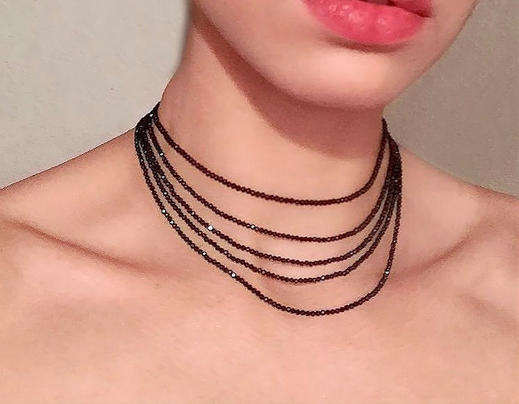 Thumbnail: Spinel 5-Strand Choker