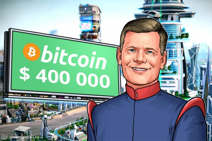 Bitcoin to $400,000 says investing guru
