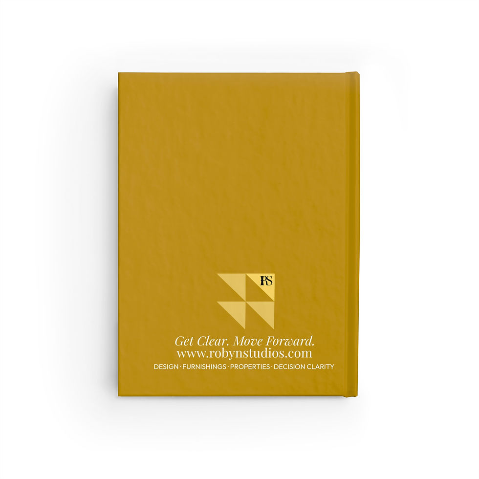 Thumbnail: Clearly. Ruled Journal — Mustard Hardcover Daily Notebook