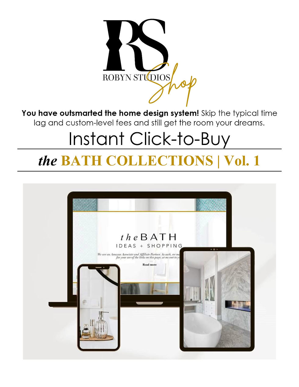 Thumbnail: Pre-Designed bathrooms for affordable interior design in atlanta georgia
