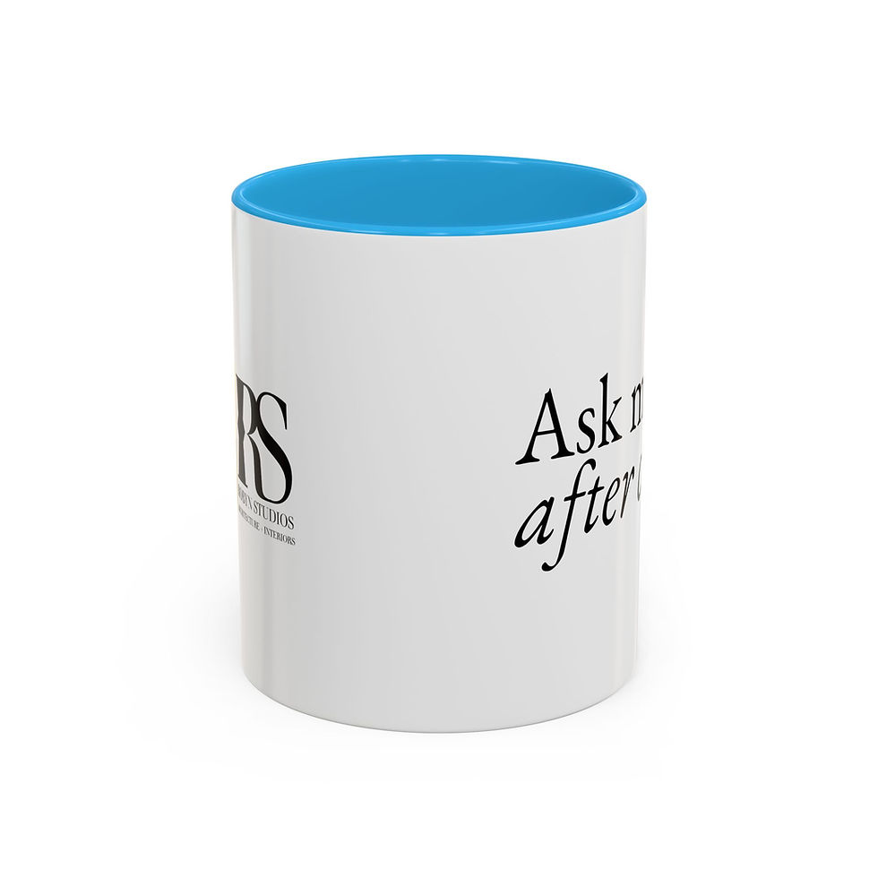 Thumbnail: "Ask Me After Coffee" Accent Mug | Two‑Tone Ceramic