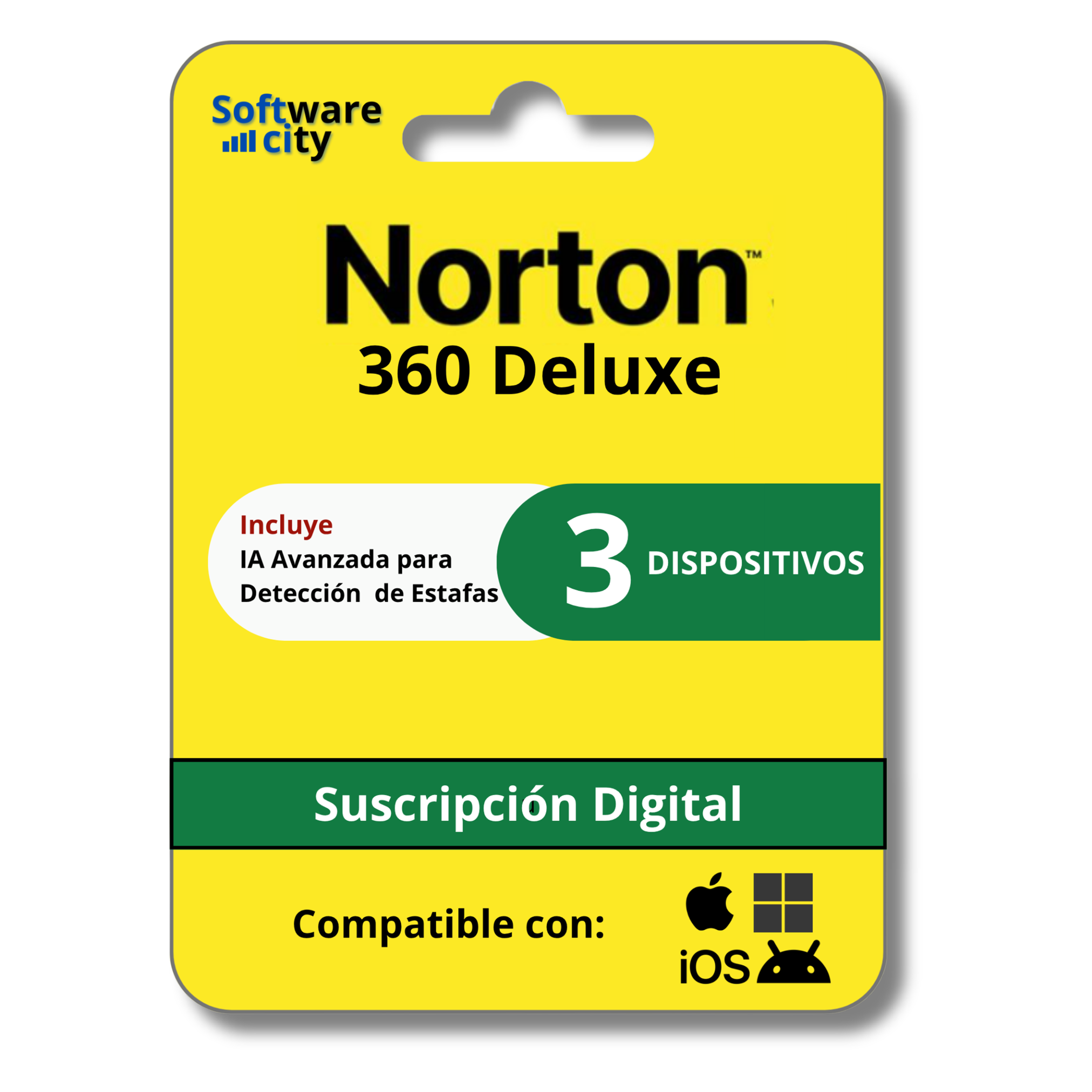 Norton 360 Deluxe 3 Dispositivos (1 Año)