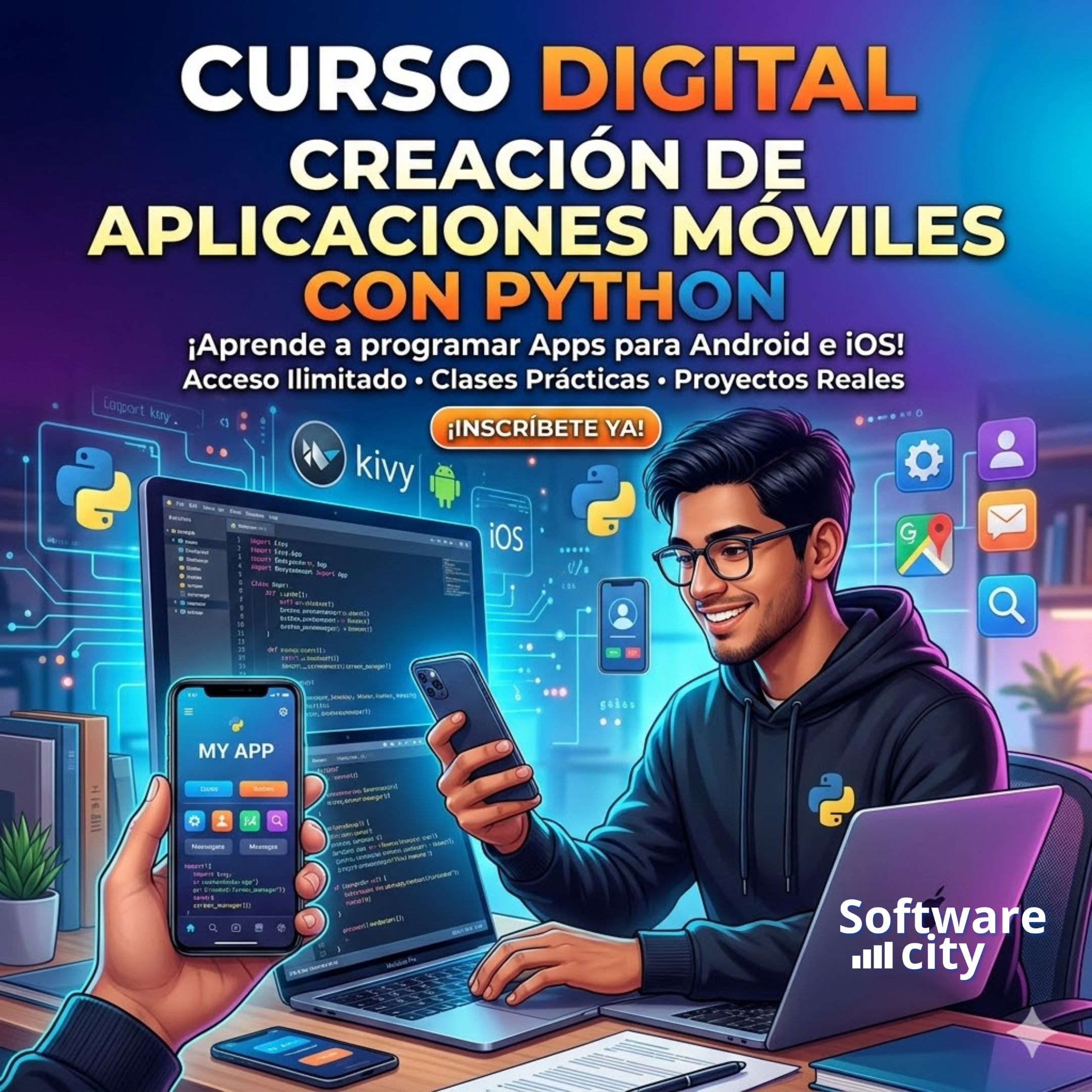 Curso Digital de Creación de Aplicaciones Móviles con Python