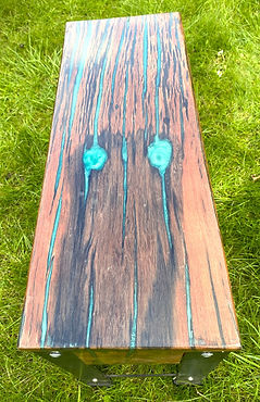 Jarrah Railway Sleeper Seat
