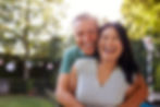 Happy Middle Aged Couple outisde in South Richmond | Graystone Place | Richmond, VA