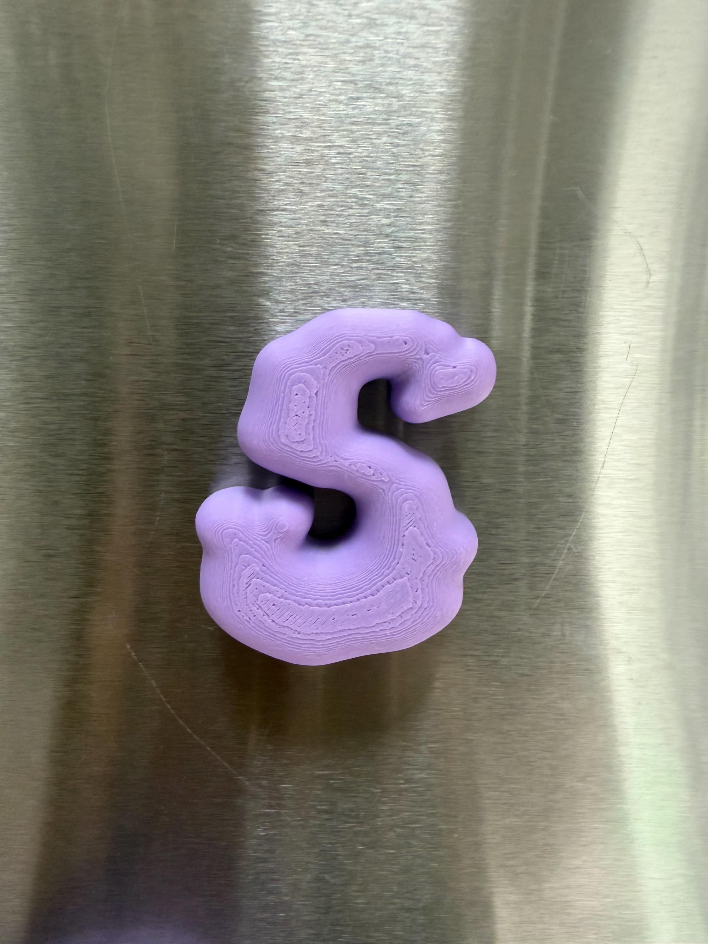 Stucks Creepster Lilac magnetic letter pack 35 pieces